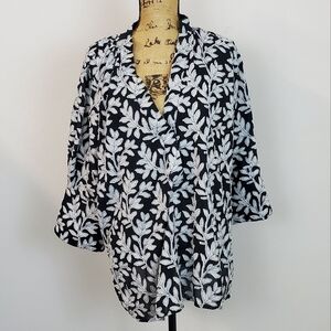 🎉Host Pick🎉 Anthropologie Popover Blouse sz 1X